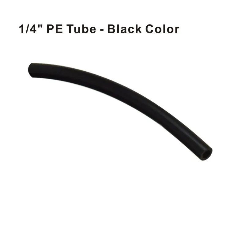 1/4 Inch PE Tube, 10 Meters(30 feet) Length Tubing Hose Pipe for RO Water Filter System/Icemaker/Water Dispenser - Black