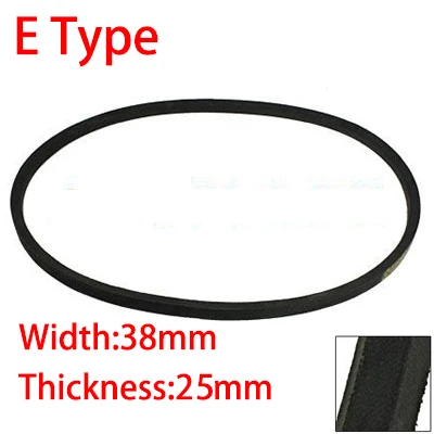 

E 5000 5600 5800 6096 38mm Width 25mm Thickness Rubber Groove Cogged Machinery Drive Transmission Band Wedge Vee V Timing Belt