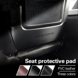 Car Interior PVC Leather Rear Seat Pad Case Covers Decoration For BMW 1 3 4 Series F20 F30 F34 F33 F36 Car Styling Accessories