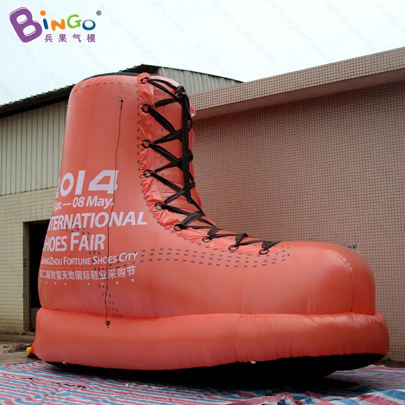 Customized 5 Meters High Giant Inflatable Boots / Inflatable Boots for Decoration Toys