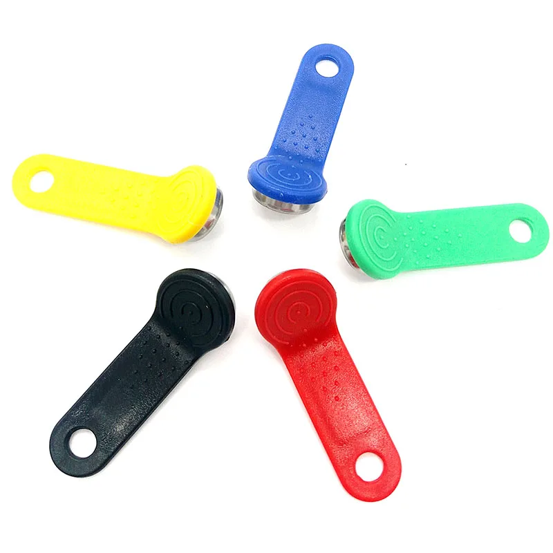 5pcs RW1990 Keyfobs Keychain Rewritable iButton Sauna KeyTM Tag Can Copy Change Code Touch Memory Cloner