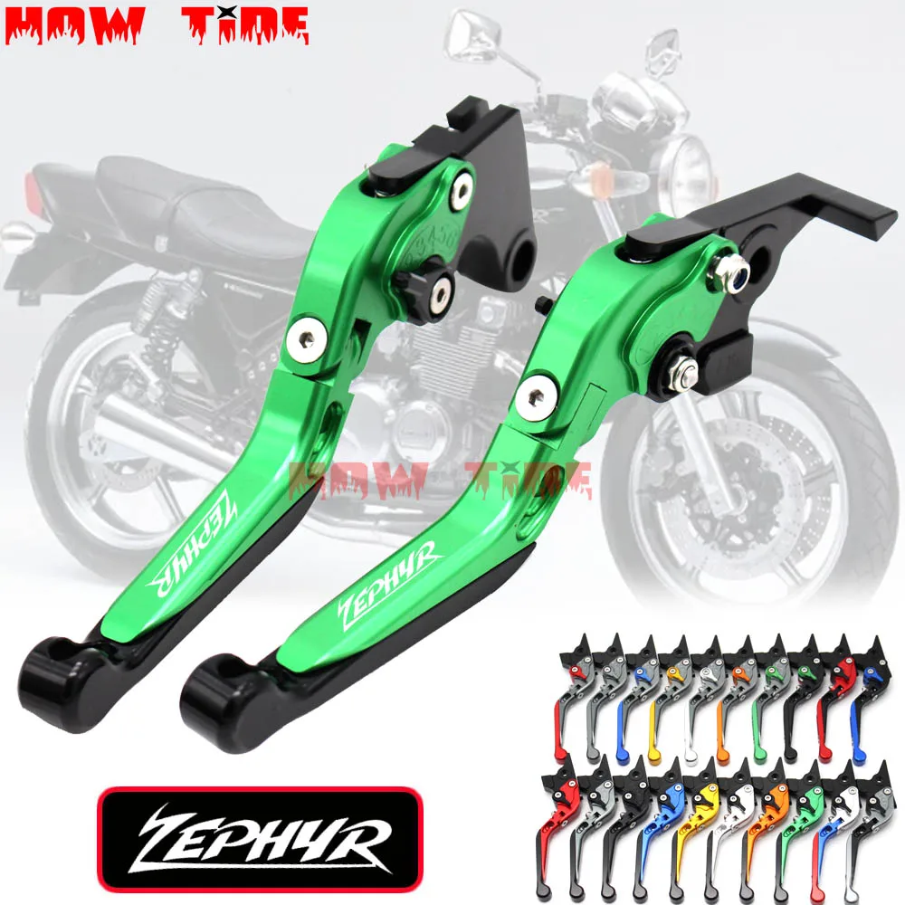 Adjustable Folding Extendable Motorcycle CNC Brake Clutch Levers For Kawasaki Zephyr 750 1991-1997 1992 1993 1994 1997