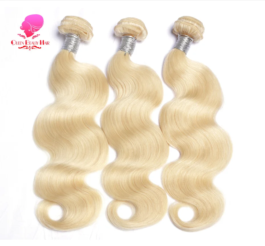 Königin Schönheit 1 3 4 Remy Mensch blonde Körper welle malaysische Haarweb bündel 8 10 12 14 16 18 20 22 24 26 28 30 32 34 36 Zoll – Detail 6