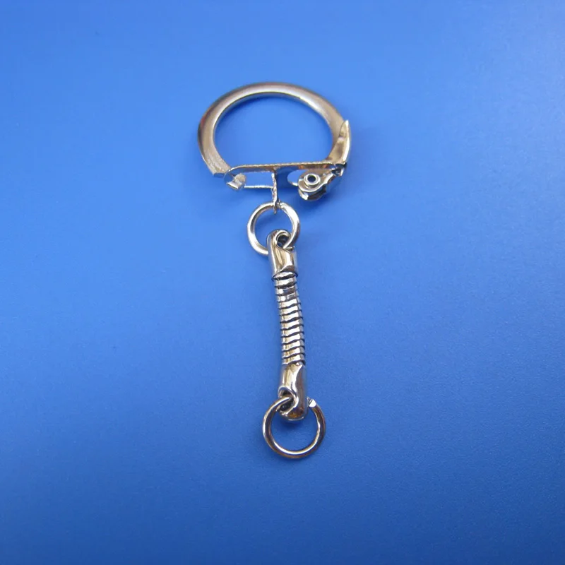 5PCS/Lot DIY Special Snake Chains Keyrings Trinket Men Clasp Buckle Key Chain For DIY Jewelry Making Accessories Wholesale