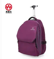 Women Trolley Backpack Travel Luggage Bag wheeled Backpack Rolling bags Men Business bag luggage suitcase backpack on wheels