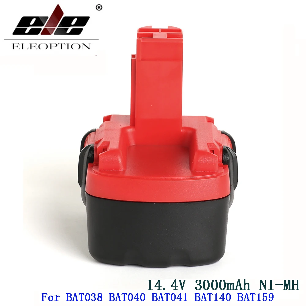 

BAT038 14.4V 3000mAh NI-MH Rechargeable Battery for BOSCH 14.4V BAT038 BAT040 BAT140 BAT159 BAT041 3660K Battery