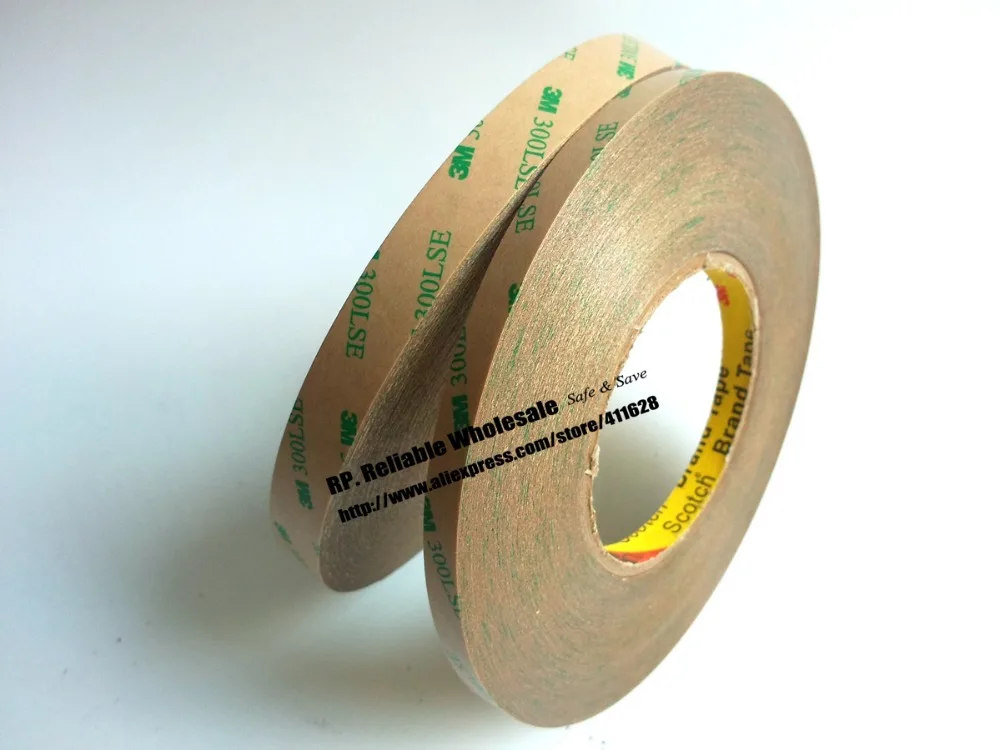 

10mm+12mm *55M 3M 9495LE 300LSE Super Strong Double Sided Transfer Adhesive Tape for Phone Tablet LCD Digitizer Windows Display