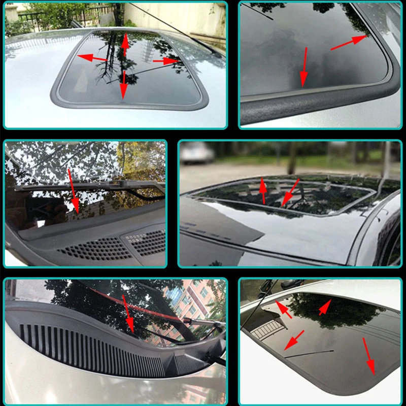 3M Car sunroof seal sticker for Honda CRV Accord Odeysey Crosstour FIT Jazz City Civic JADE Crider Spirior Ciimo Elysion