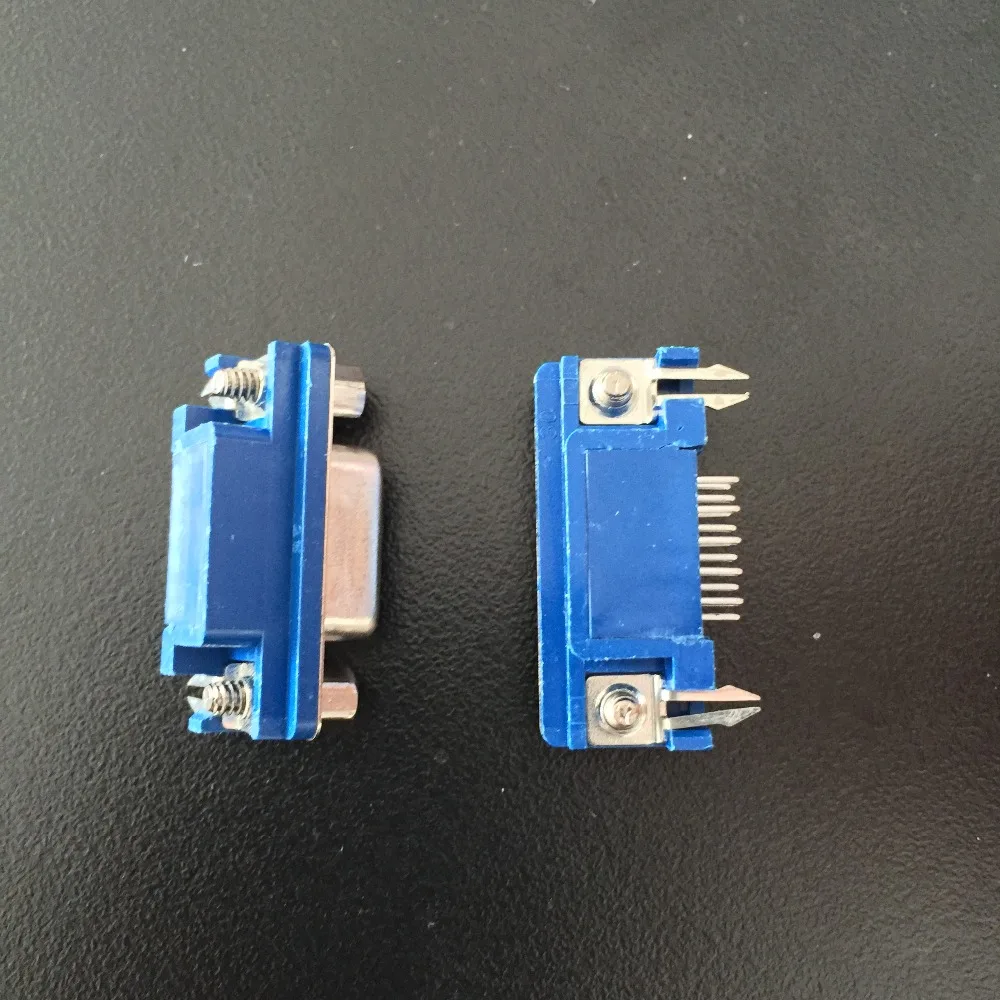 2PCS YT1296B VGA Connector DB15 HDR15 DR15  Free Shipping  15PIN  Female Three rows socket  3.08mm