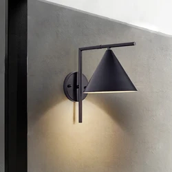 Nordic Lighting Industry Wind Bed Head Wall Lamp Light Luxury Creative Bedroom Modern Simple Corridor Rotary Wall Lamp