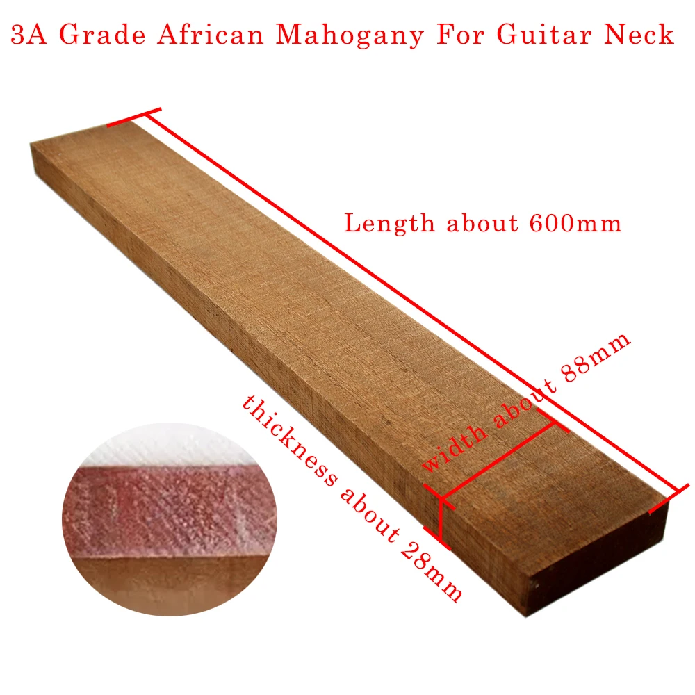 620*88*28mm AAA Grade Mahogany For Guitar Neck High Quality Wood DIY Handmade Guitar Accessories