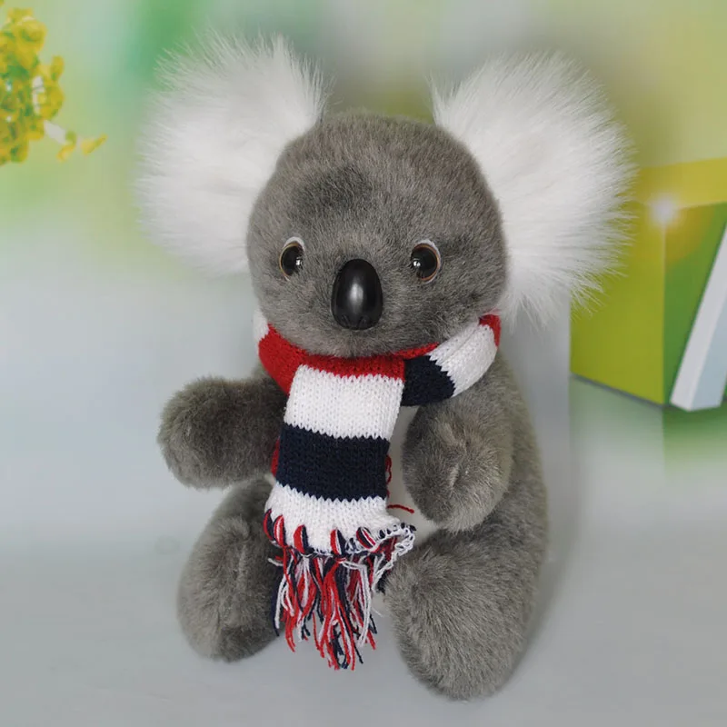 

about 22cm scarf koala plush toy soft doll birthday gift b0388