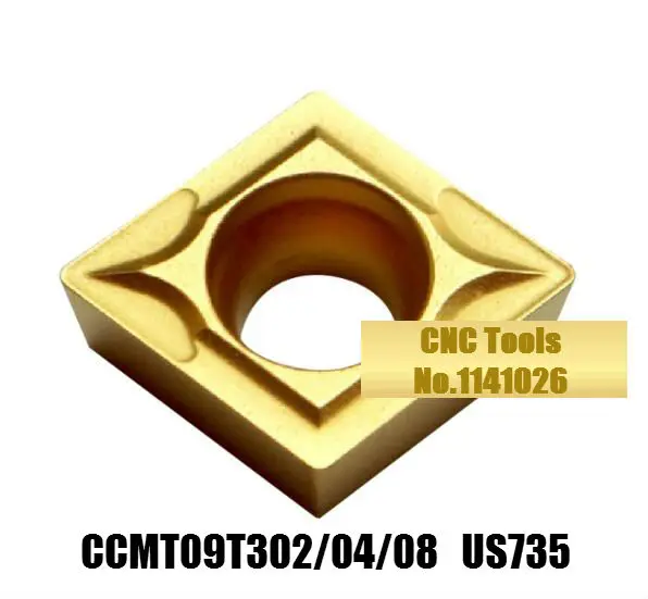 

CCMT09T302/CCMT09T304/CCMT09T308 US735,original CCMT 09T302/04/08 insert carbide for turning tool holder process stainless steel