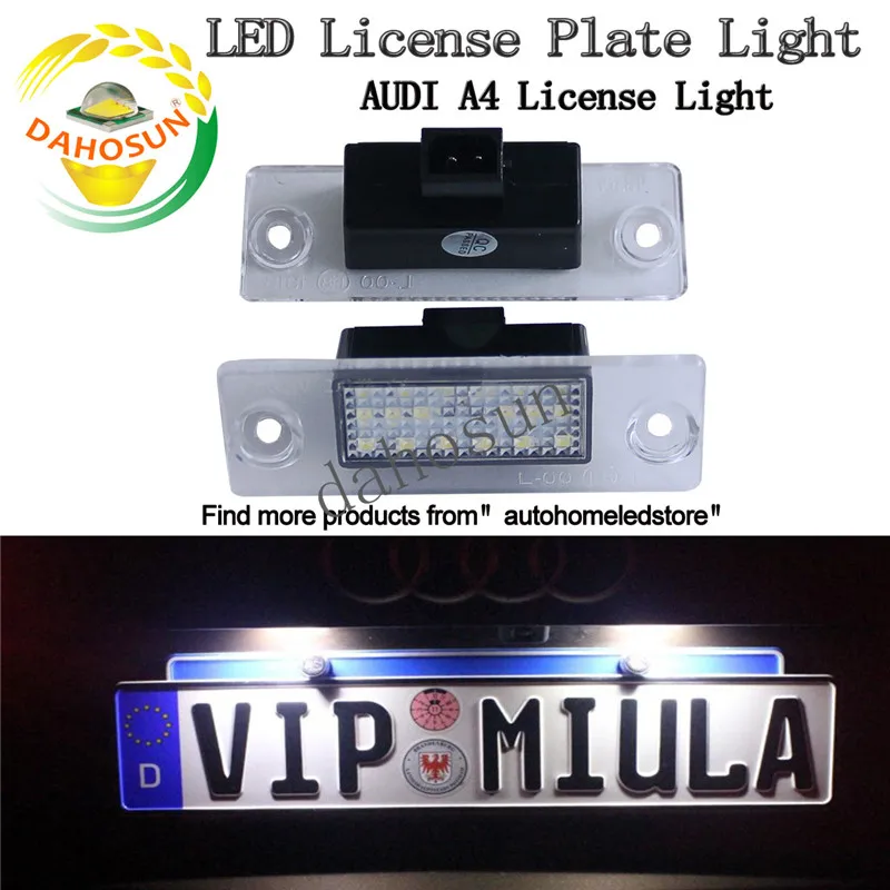 

dahosun Led License Lamp for Audi A4 B5 sedan LED License PLate Light 1998-2001