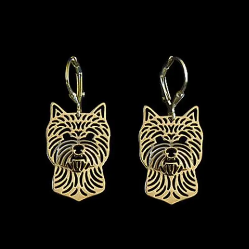 High Quality Alloy Pet Dog Earrings Women\'s Jewelry Norwich Terrier Earrings