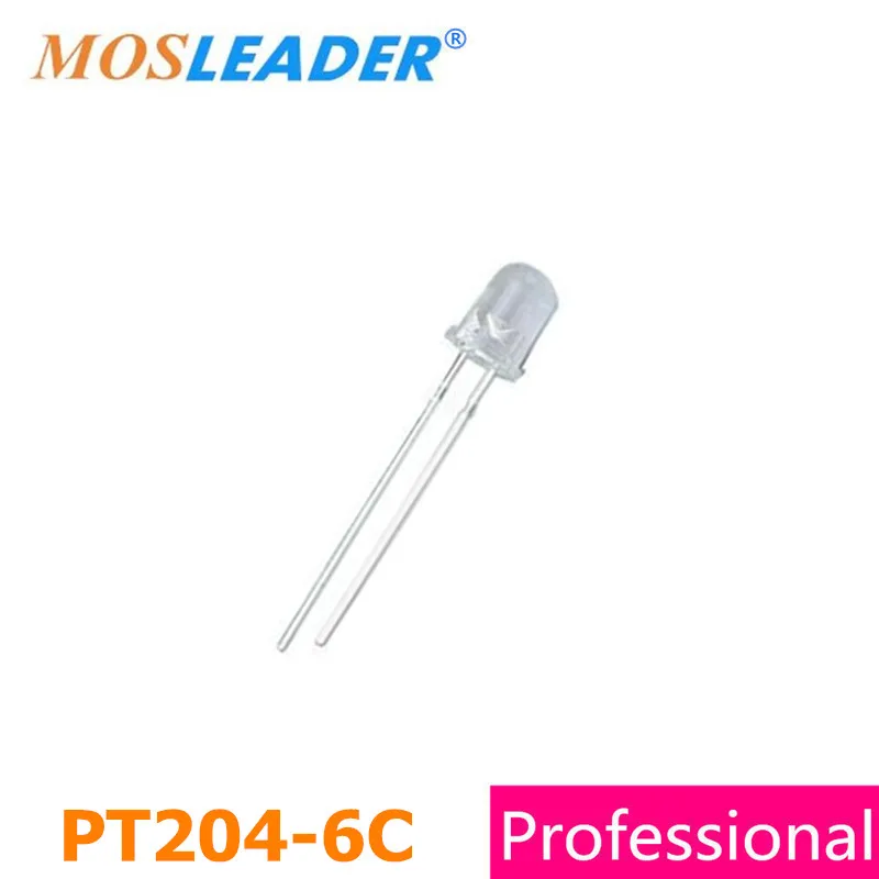 

Mosleader DIP PT204-6C 1000PCS PT204 3mm Phototransistor Water clear high quality 20mA NPN 30V 100nA 940nm Original Transistor