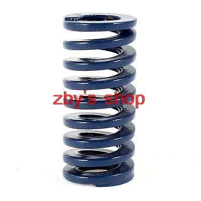 35mm x 16mm x 9mm Blue Metal Spiral Stamping Compression Die Spring