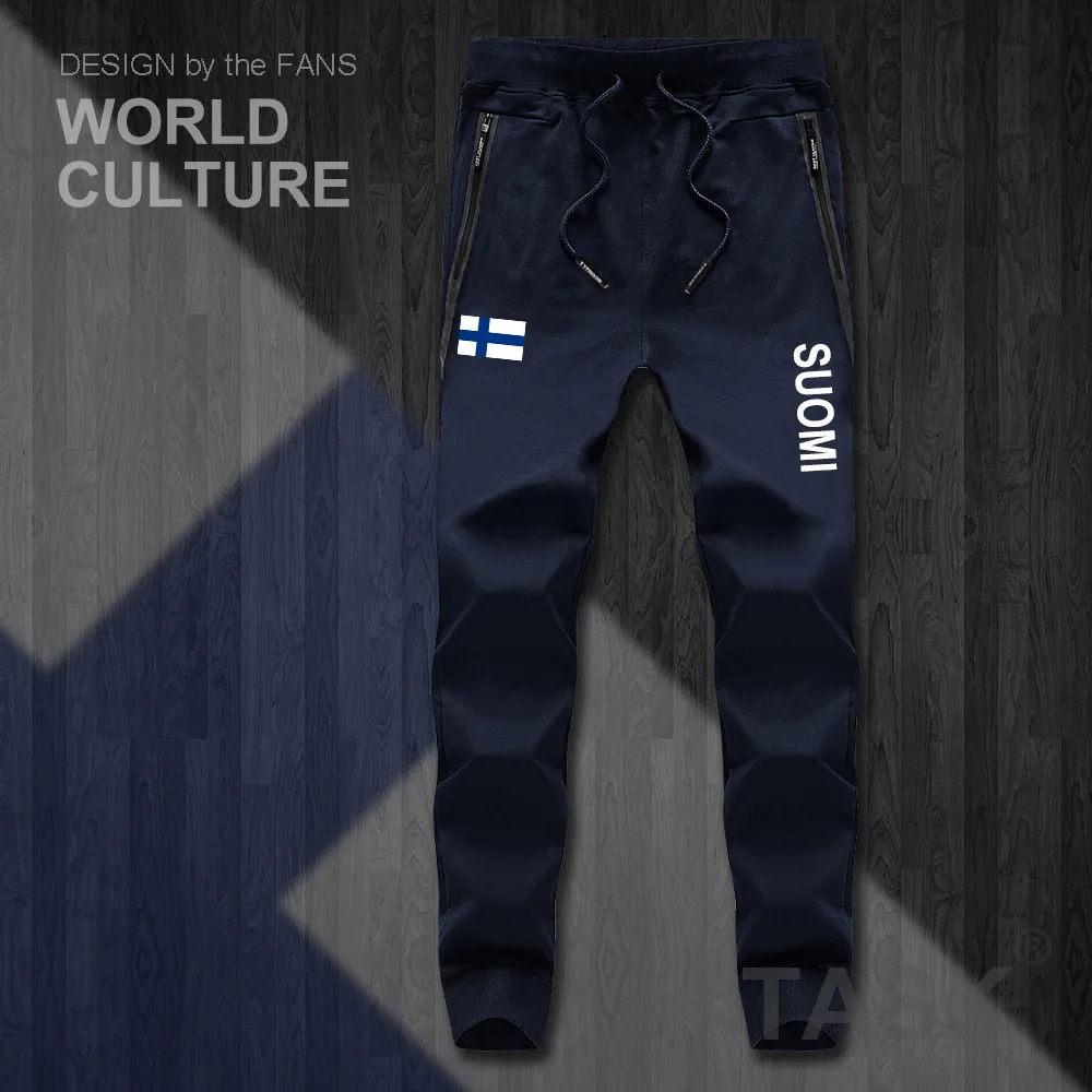 

Finland FIN FI Suomi Finnish Finn FI mens pants joggers jumpsuit sweatpants track sweat fitness fleece tactical casual nation