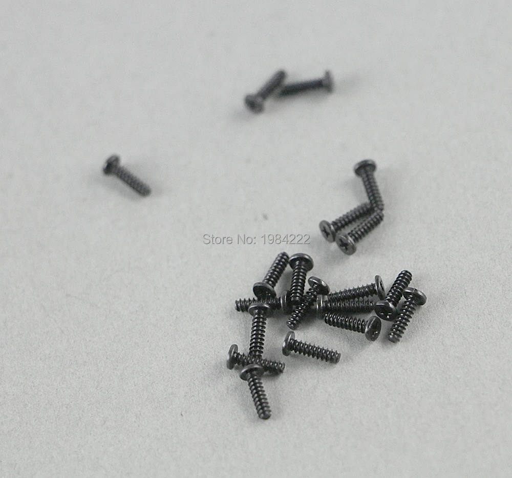 OCGAME 200pcs/lot Black housing Screws Set for PS Vita PSV1000  Game Console Shell for PSV1000 PSVITA PSV 1000