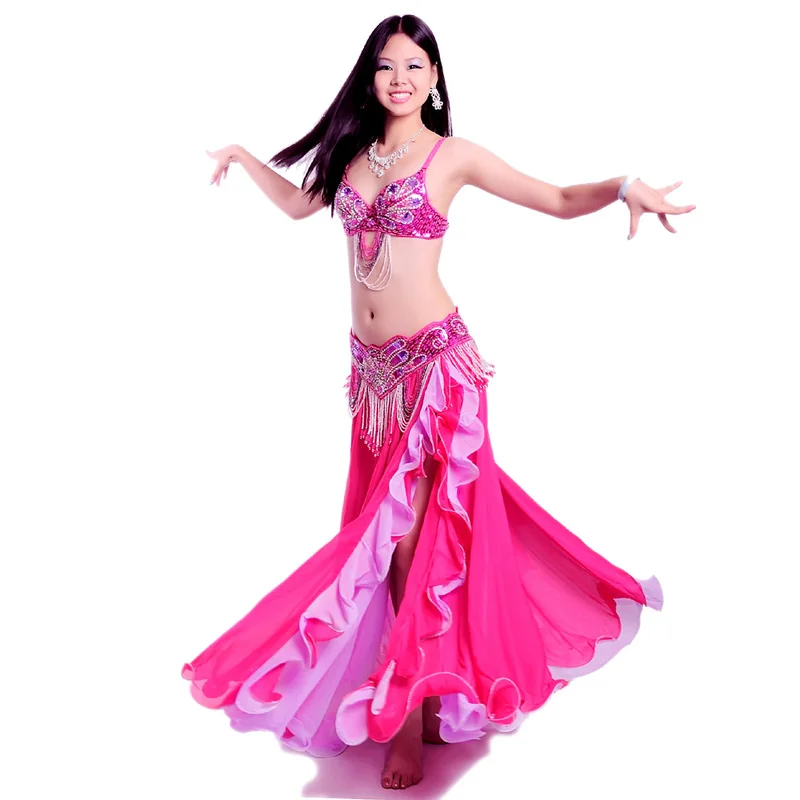 Oriental dance dress belly dance costumes for women belly dancing outfit belly dancer bra belt skirt set sexy bellydance clothes