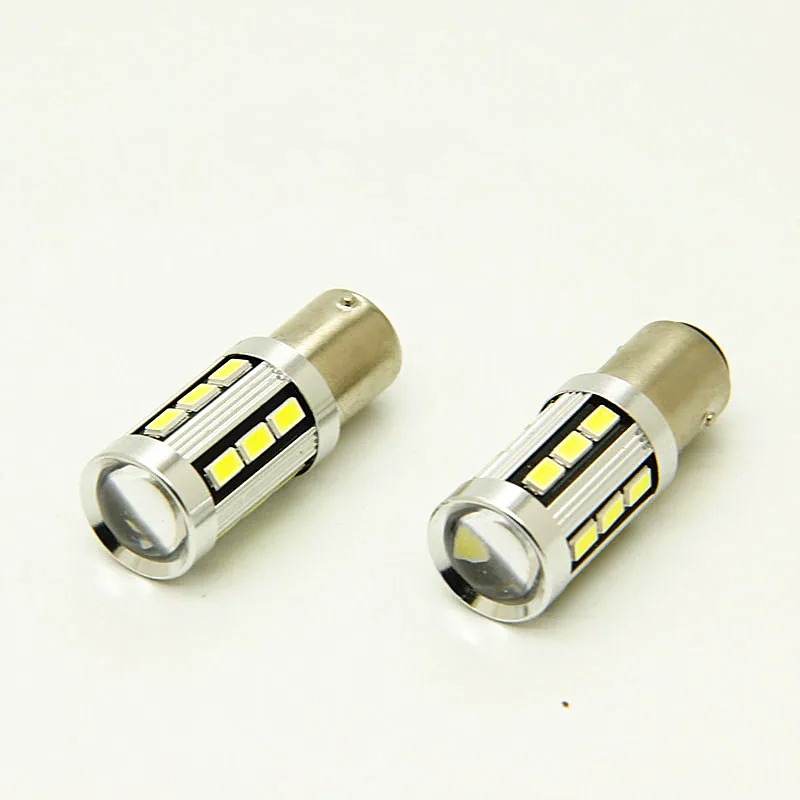 1156 1157 Светодиодная лампа 3030 18SMD Canbus BAU15S BA15S Светодиодная лампа для автомобильных указателей поворота белый свет 12В