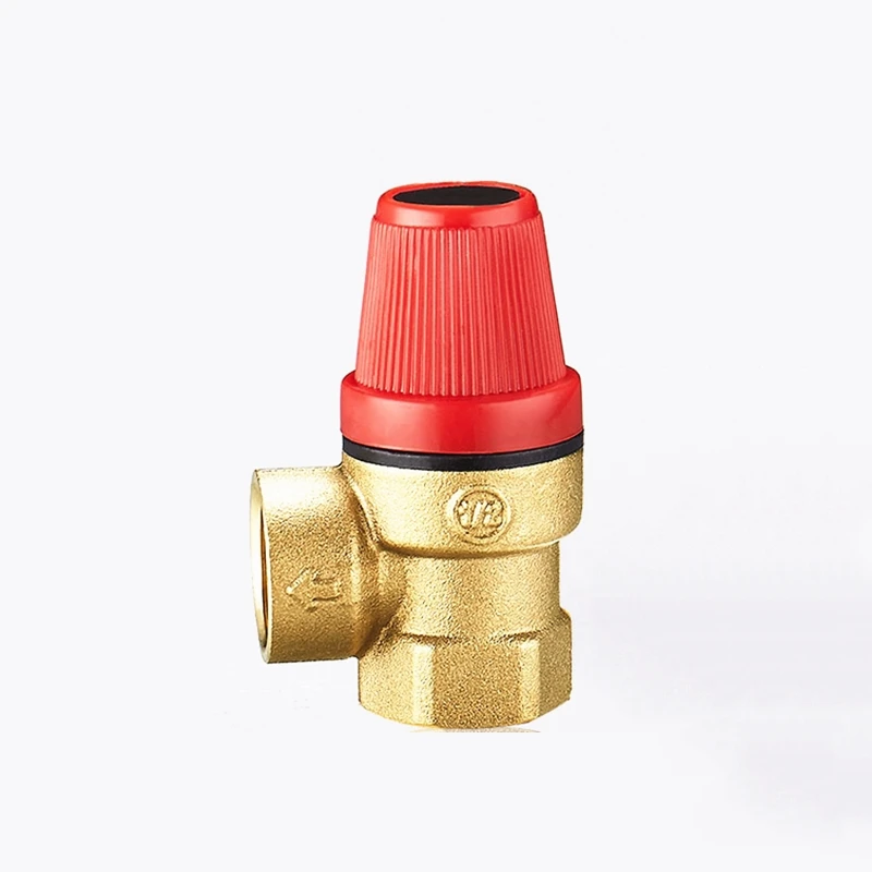 

1pc DN15 Valve Brass Internal Thread Safety Valve 3Bar/6Bar Wall-mounted Furnace Pressure Relief Valve