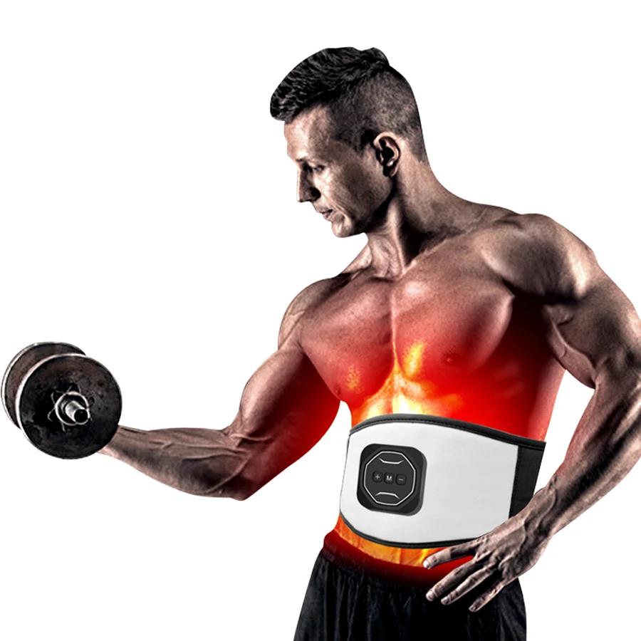 Fitness EMS Myostimulator for muscle Slimming Muscle Stimulator Electric Wireless Abdominal Belt Training Device Abs Stimulators