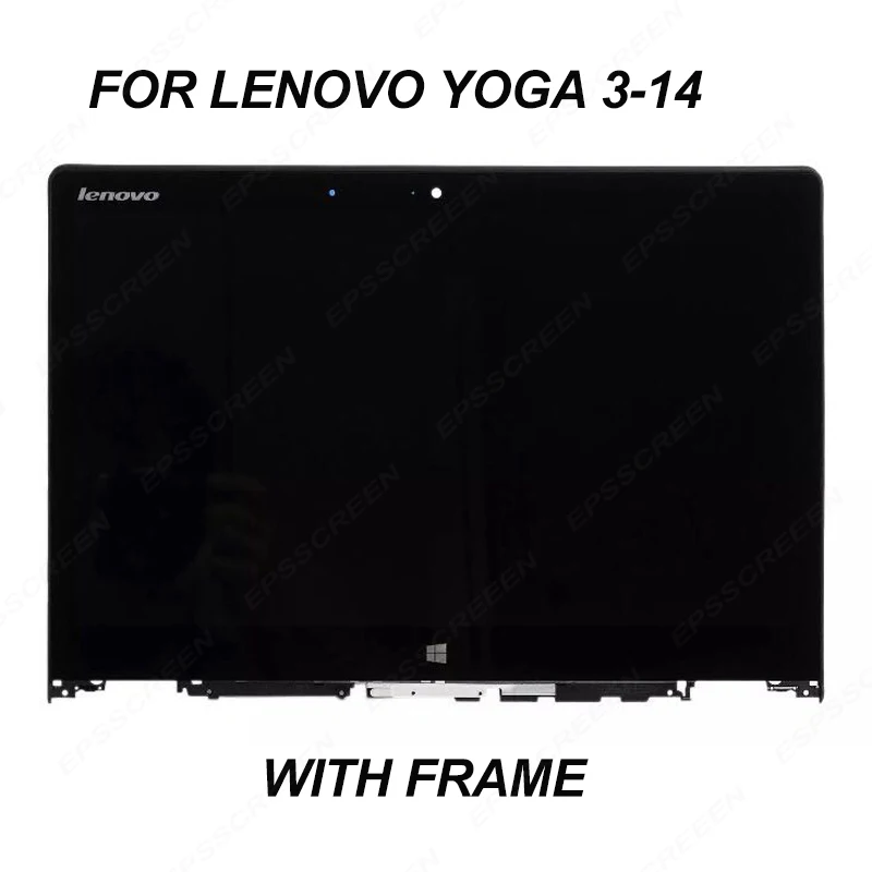 

replacement for Lenovo Yoga 3-14 yoga 700-14 14.0" FHD IPS LCD Screen Touch panel Digitizer Assembly +Bezel 5D10H35588 frame