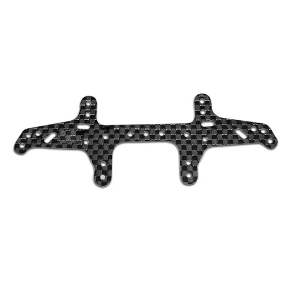 1,5 mm Kohlefaser-Schriftzug, führende hintere Platte, vordere Platte, Teile für 2013-Stil, RC MINI 4WD für Tamiya Car Crawlers