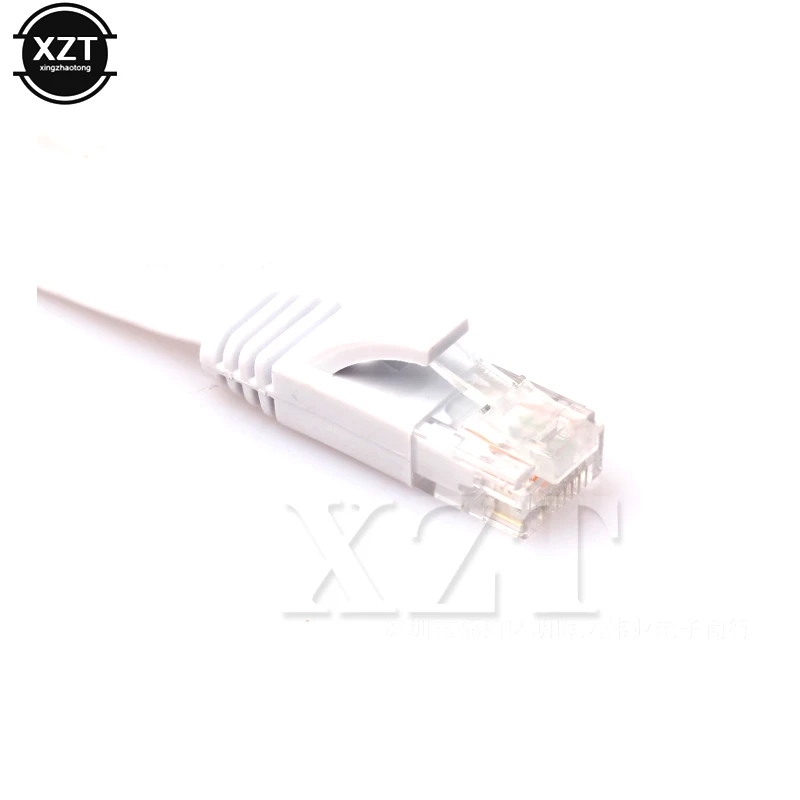 High Speed 0.5/1/2/3/5/8/10/15m Ethernet Cable RJ45 CAT6 Flat Ethernet Network LAN Cable UTP Patch Router Computer Network Cable