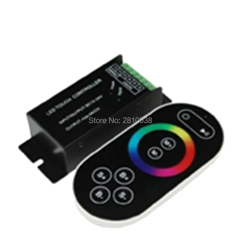 2 pcs/lot Touch 8 button led rgb controller common anode 3 channel rgb led controller DC 12-24V led full color controller