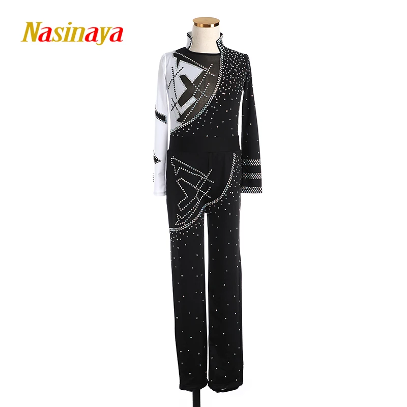 Nasinaya Boys' Figure Skating Competition Performance Costume Leotard Children's Patinaje Rhythmic Gymnastics Dance Costume