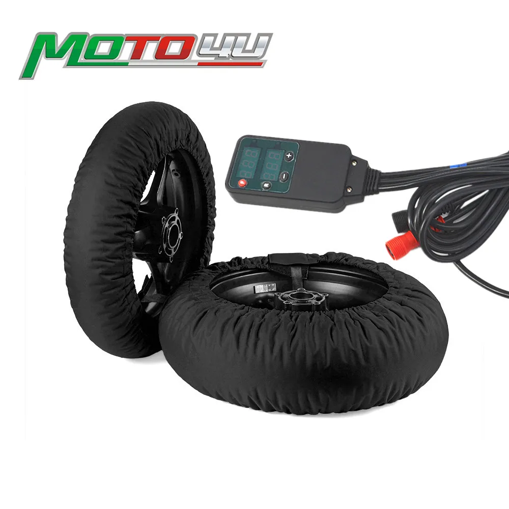 

New Digital Tire Warmer Motorcycle Tyre Warmer wheel 120/200 120/190 120/180 120/165 110/120 Set Front and Rear Racing parts