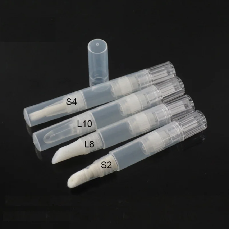 1.5ML Plastic Empty Teeth Whitening Essence Emulsion Packaging Refillable Twist Pen Cosmetic Container with Brush Applicator