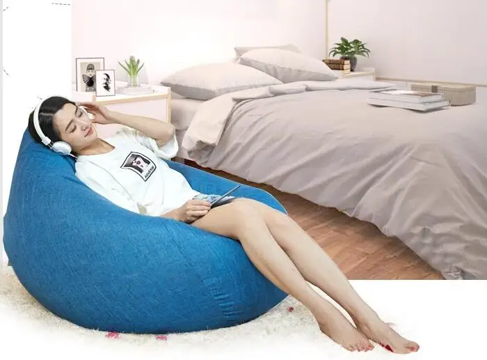 Pearl design bean bag sofa chair,indoor living room beanbag home furniture,High quality washable sofa, COVER ONLY , NO FILLER