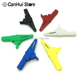 1PCS 85mm Crocodile Alligator Clip For 4mm Male Banana Plug Connector Blue, red, black, green yellow and White