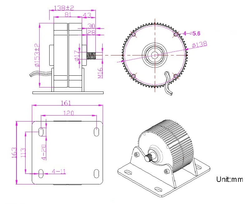 Direct Selling  Wind Power Generator Wind Power Generator 300w 12v/24v Alternator For For Sale For Home Ues