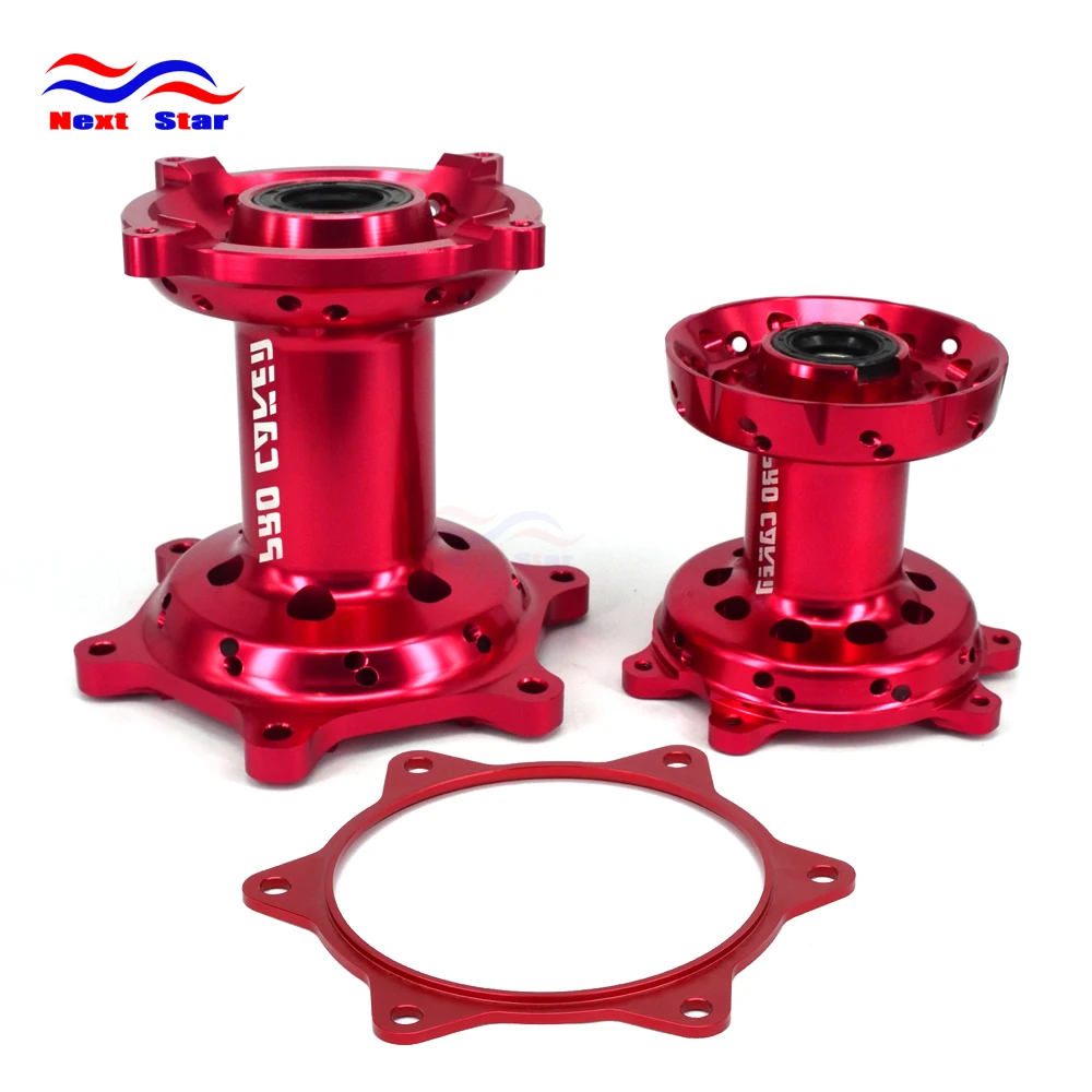 Aluminiowe piasty przedniego i tylnego koła motocykla uszczelka zębatki dla HONDA CRF450R CRF 450R 2013-2016 CRF250R CRF-250R 2014 2015 2016