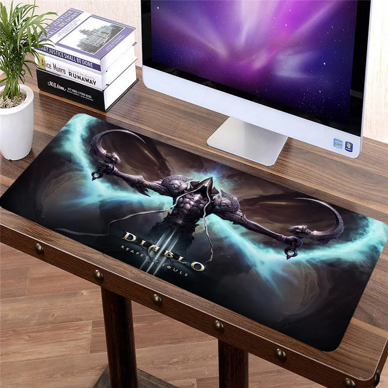 SIANCS 70*30cm Diablo 3 Mouse Pad Mat XL Large Gaming Mousepad Gamer Keyboard  Office Rubber Anti-slip Computer Laptop Desk Mat