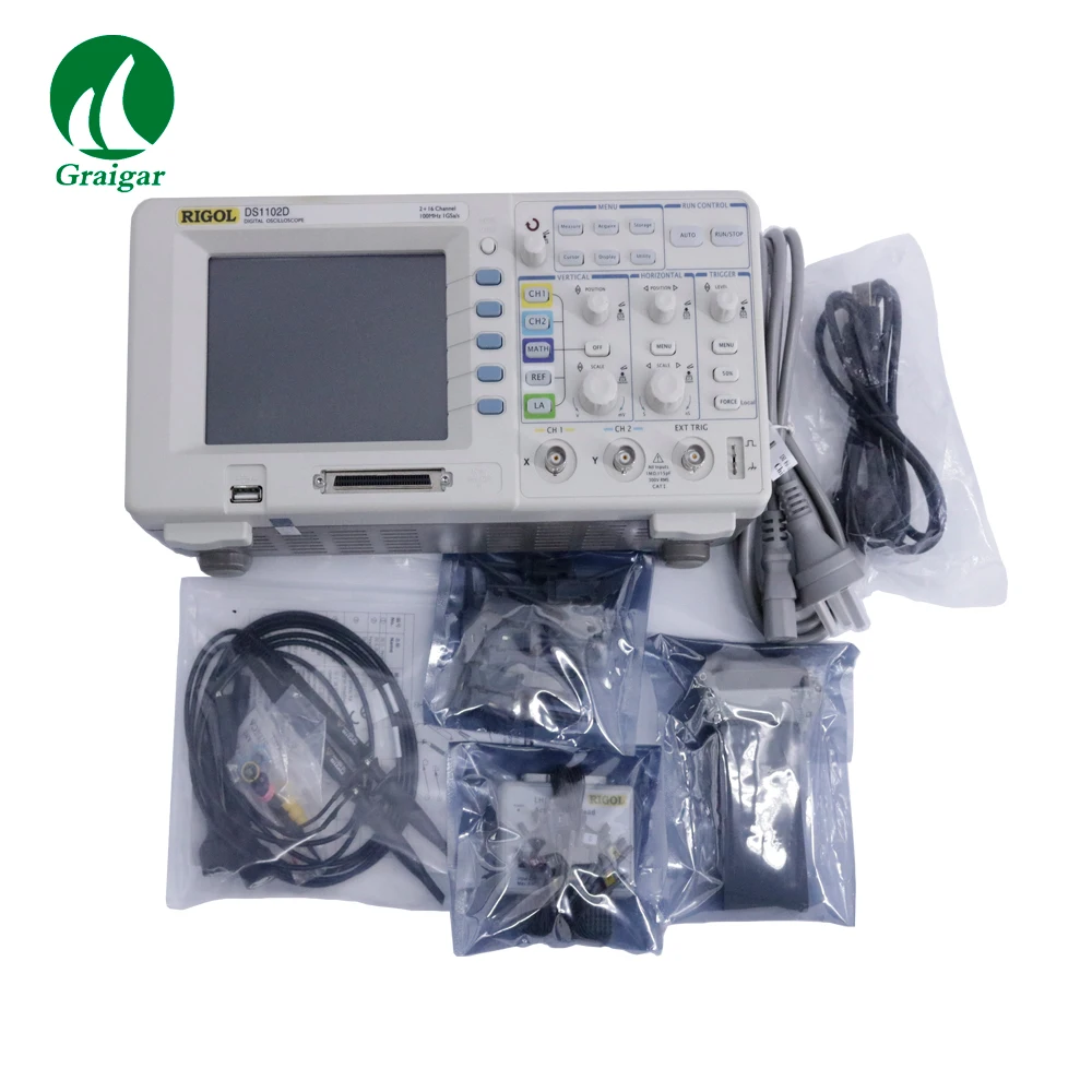 DS1102D Max. 샘플링 속도 1GSa/s (아날로그),200MSa/s(LA)