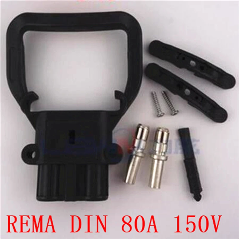 أنثى ذكر DIN 80A 150 فولت موصل الطاقة موصل اليورو لشاحن موصل البطارية ريما DIN 80A نوع
