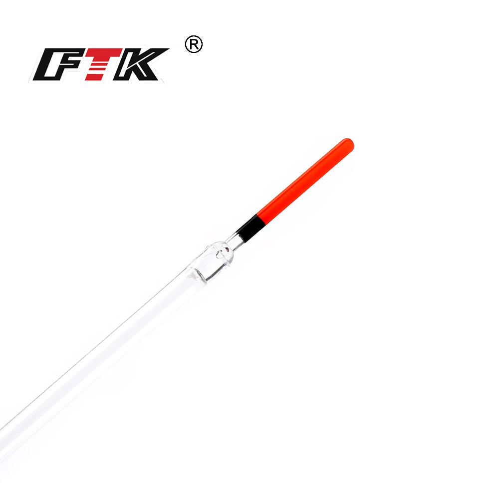 FTK FishingFloat 10PCS/Lot Nylon Plastic Float 1.0g/1.25g/1.5g/1.75g/2.0g Crystal Plastic Fishing Floats Tube Set Fishing Tackle