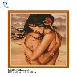 Embrace Patterns Count Cross Stitch kits Aida 14ct 11ct Print Canvas Stitches Embroidery Handmade Accessories Needlework Crafts