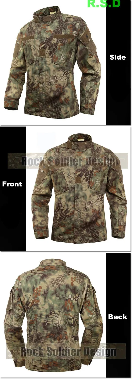 Mens Cycling Kryptek Mandrake Camouflage Uniform SHIRT And PANTS Camo Outdoor Hunting Suit