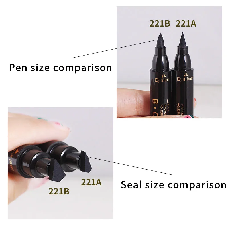 New Eyeliner Pencil Eyes Liner  Make Up Waterproof Black Long Lasting  Makeup Stamps Eyeliner Pencil
