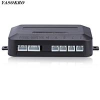 YASOKRO Car Parktronic LED Parking Sensor Controller Backlight Display Reverse Backup Radar Monitor Detector System Host 12V-24V