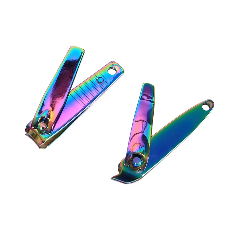 Profesjonalny zestaw do pielęgnacji paznokci 3 w 1: kolorowe narzędzia do manicure, obcinacz do skórek, nożyczki, trymer, 2 obcinaczki do skórek.