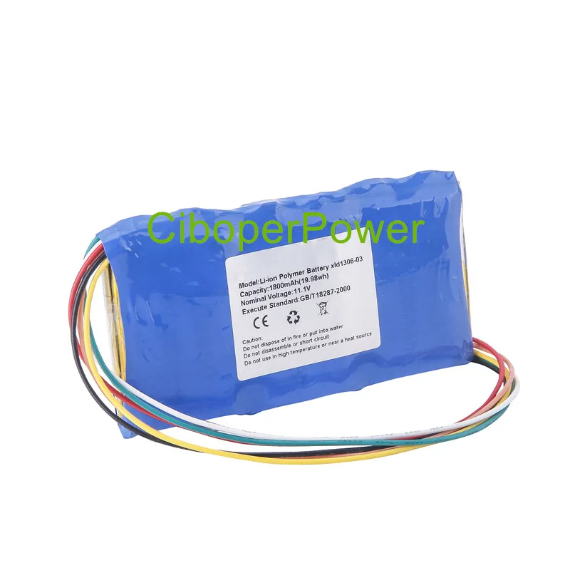 Replacement For 1800mAh Battery XLD1306-03 for ECG-3D