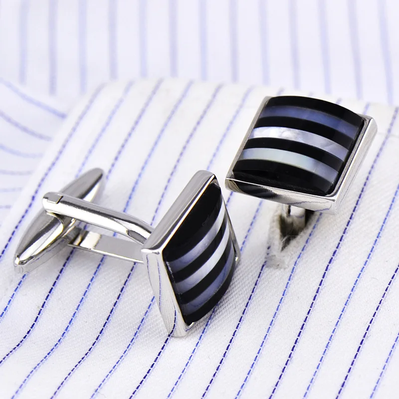 Jewelry fashion shirt cufflinks for mens gift Brand cuff links buttons High Quality Opal abotoaduras gemelos Free Shipping