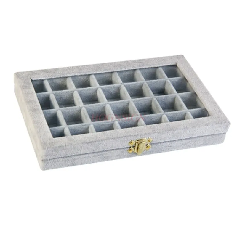 Boîte à ongles en diamant, rangement de bijoux, perceuse à bijoux transparente de haute qualité, boîte vide, outil pour ongles en flanelle, vente